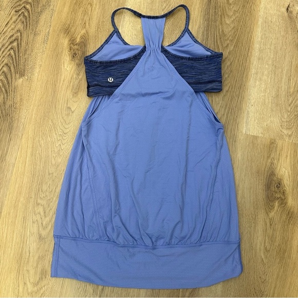 Lululemon No Limits Tank Lullaby / Wee Are From Space Cadet Blue size 8 - Picture 6 of 10